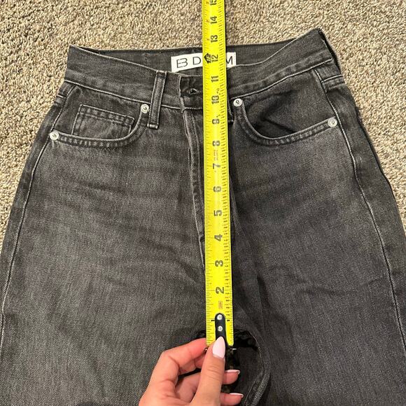 EB DENIM Women's Slit Hem High-Rise Straight Leg Jeans Size 25 In Grade School - Picture 9 of 13